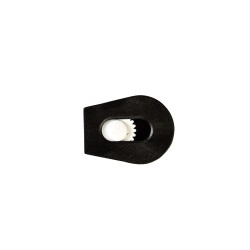 Зажим для шнура 4 мм KL цвет Чёрный + Белый (поштучно)  в Люберцах