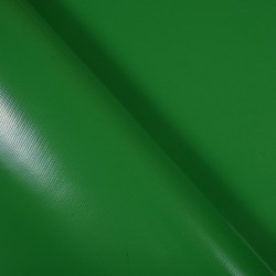 Тентовый материал ПВХ 450 гр/м2, Зелёный (Ширина 160см), на отрез  в Люберцах, 450 г/м2, 799 руб