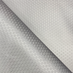Ткань Oxford 300D PU Рип-Стоп СОТЫ, цвет Светло-Серый (на отрез) в Люберцах