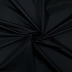 Ткань Дюспо 240Т  WR PU Milky (Ширина 150см), цвет Черный (на отрез) в Люберцах