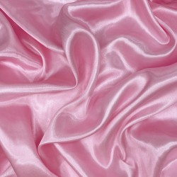 Ткань Атлас-сатин, цвет Розовый (на отрез)  в Люберцах
