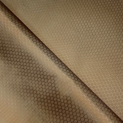 Ткань Oxford 300D PU Рип-Стоп СОТЫ, цвет Светло-Коричневый (на отрез) в Люберцах