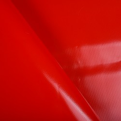 Ткань ПВХ 450 гр/м2, Красный (на отрез)  в Люберцах