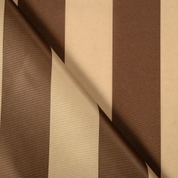Ткань Oxford 300D PU (Ширина 1,48м), Бежево-Коричневая полоса (на отрез) в Люберцах