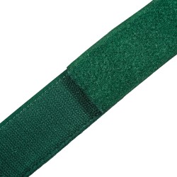 Контактная лента 40мм (38мм) цвет Зелёный (велькро-липучка, на отрез)  в Люберцах