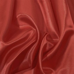 Ткань Атлас-сатин, цвет Красный (на отрез)  в Люберцах
